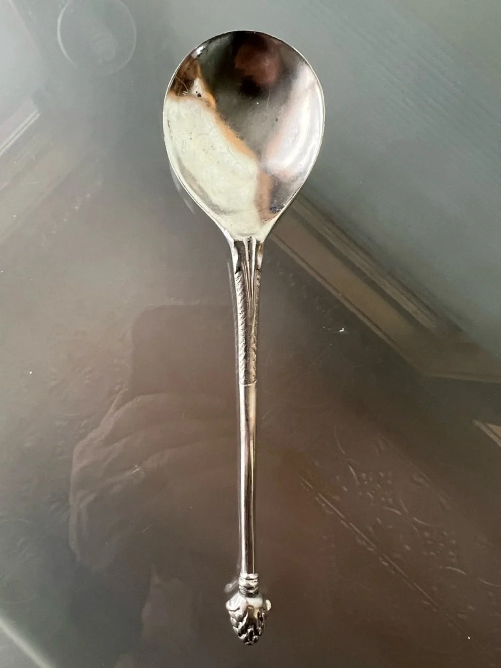 🥄Askvoll Brug Norway Pewter Spoon 7.125”